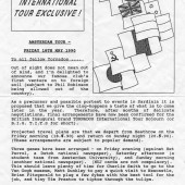 Tour announcement Tour announcement